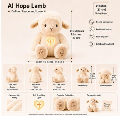 Biblopal B1 Little Lamb AI Plush Companion - Early Access Preorder