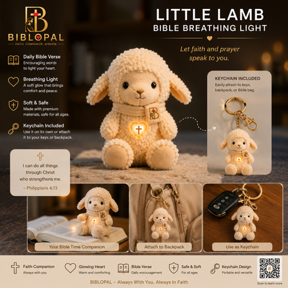 Biblopal B2 Little Lamb Breathing Light with Bible Reading - Early Access Preorder
