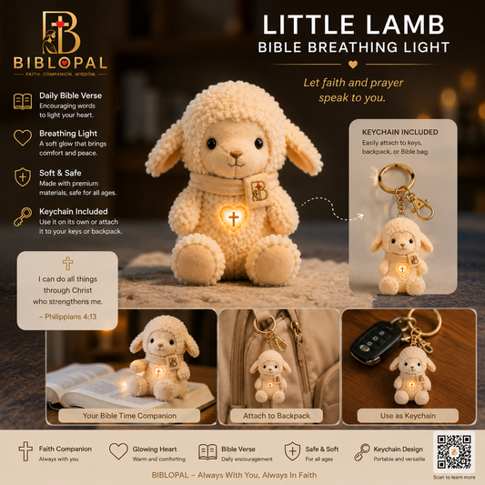 Biblopal B2 Little Lamb Breathing Light with Bible Reading - Early Access Preorder